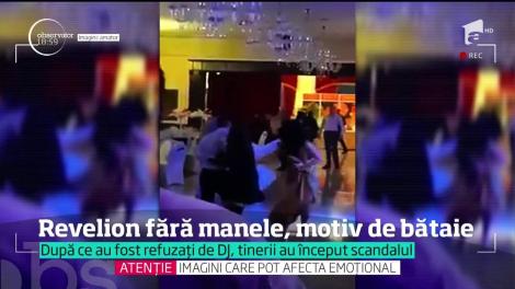 Bătaie generală la petrecerea dintr-un hotel de lux, pentru că DJ-ul a refuzat să pună manele de Revelion!