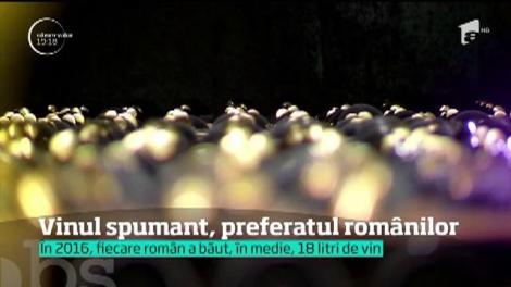 Numai de Revelion, românii au deschis trei milioane de sticle cu vin spumant. Cel mai mult, produs în România