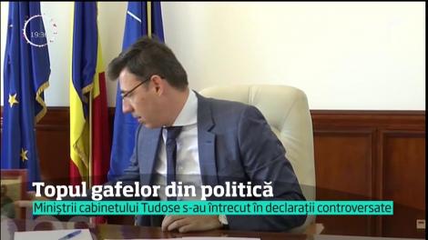 Topul gafelor din politică