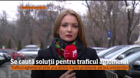 Întâlnire de urgenţă la primăria Capitalei. Se caută soluții pentru traficul aglomerat