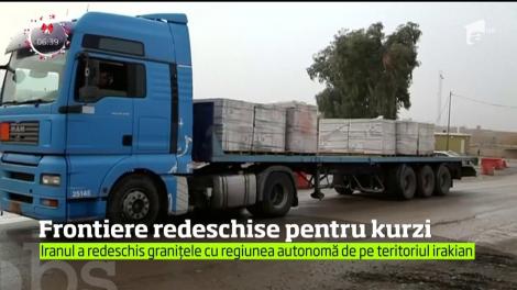 Iranul şi-a redeschis graniţele cu regiunea Kurdistanului irakian