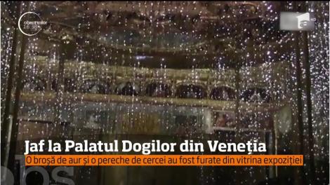 Jaf la celebrul Palat al Dogilor din Veneţia! Bijuterii estimate la milioane de euro, furate din cadrul unei expoziţii