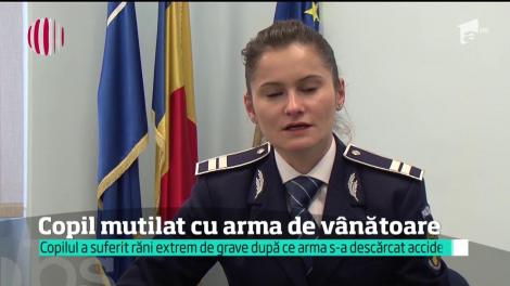 Aniversarea unui copil de 9 ani s-a încheiat dramatic, în Satu Mare. Băiatul a rămas fără un picior, după ce arma de vânătoare a tatălui său s-a descărcat accidental