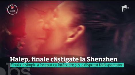 Simona Halep, finale câștigate la Shenzen