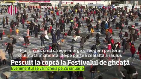 Zeci de mii de oameni au pescuit la copcă în Coreea de Sud