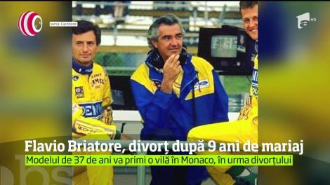 Fostul şef din Formula 1, Flavio Briatore, s-a despărţit de soţia sa