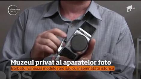 Casa unui bărbat din Maramureş s-a transformat într-un veritabil muzeu al aparatelor de fotografiat!