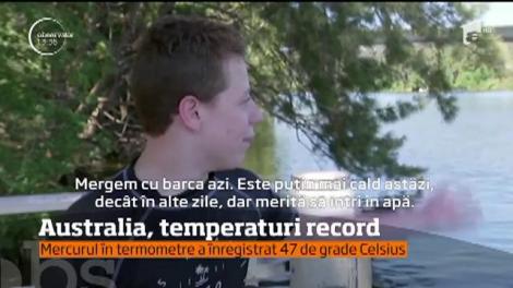 În timp ce americanii îngheaţă, australienii abia mai fac faţă caniculei