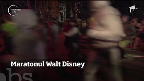 Cursă ca-n poveşti în Florida! Peste 100 de mii de americani au participat la maratonul anual Walt Disney