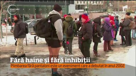 A fost ziua mondială a plimbărilor fără pantaloni la metrou