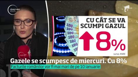 Bugetul românilor mai primeşte o lovitură: gazele se vor scumpi