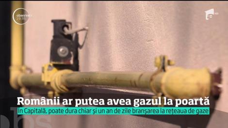 Rom&acirc;nii care locuiesc &icirc;n zonele fără utilităţi ar putea avea gazul la poartă