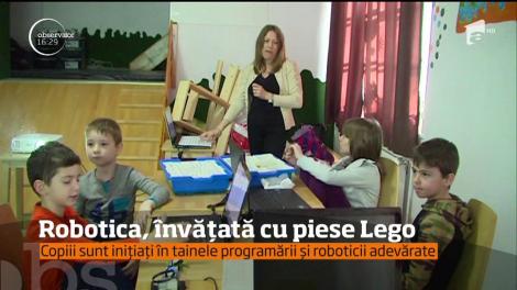 Robotică, învăţată prin intermediul pieselor de Lego