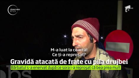 O femeie însărcinată a fost atacată de propriul frate, cu pila unei drujbe. Rana a fost atât de adâncă, încât a rănit și copilul din pântece