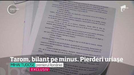 Pierderi uriaşe la TAROM