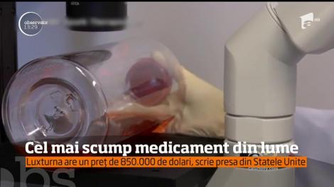 Luxturna  este cel mai scump medicament din lume. Costă 850.000 de dolari