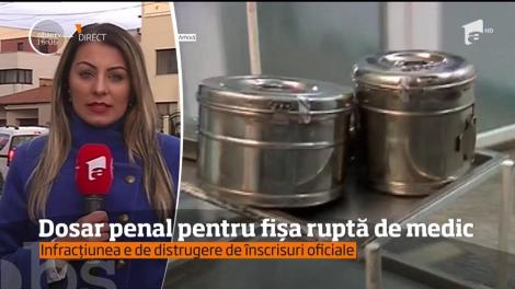 Dosar penal pentru fostul medic de la spitalul din Băicoi, care a distrus fişa medicală a unei paciente!