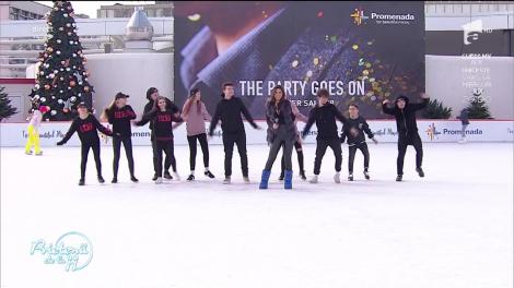 Ruxandra Bar, una dintre cele mai iubite artiste: "Mi-am început foarte bine anul, am făcut foarte multe călătorii". A cântat "Casablanca" pe  patinoar