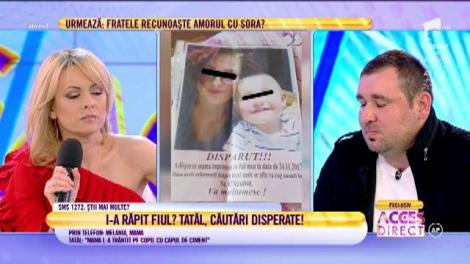 Melania Musteaţă, mama copilului răpit: "Gabriel a fost violent cu copilul"
