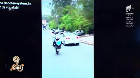 Smiley News! Acrobații cu motorul pe o singură roată. Nu încercați așa ceva!