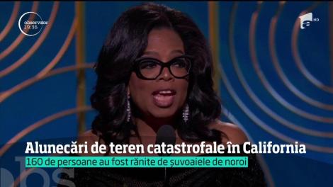 Statul California este lovit de alunecări de teren catastrofale