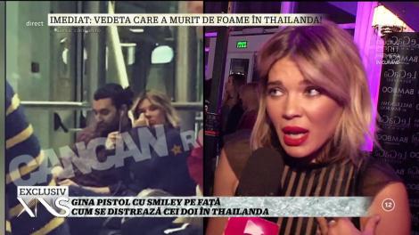 Gina Pistol şi Smiley au fost deconspiraţi! Cum se distrează cei doi în Thailanda
