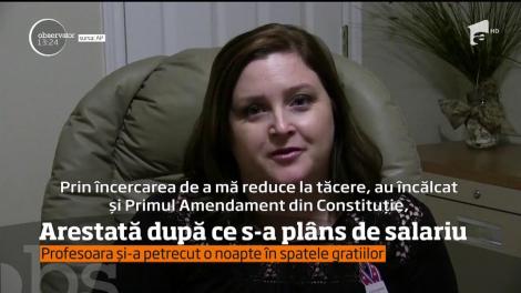 Caz şocant în Statele Unite. O femeie a fost arestată după ce s-a plâns de salariu