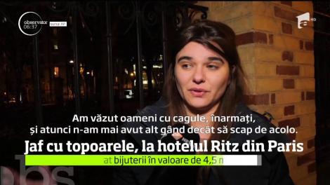 Celebrul hotel Ritz din centrul Parisului a fost scena unui jaf deosebit de îndrăzneţ