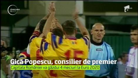 Fostul fotbalist din "generatia de aur" Gică Popescu a fost numit consilier al premierului pe probleme de sport