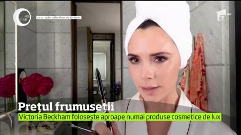 Victoria Beckham a dezvăluit că foloseşte zilnic produse cosmetice în valoare de 1.400 de euro