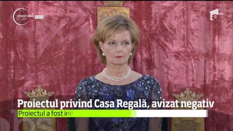 Proiectul de lege privind statutul Casei Regale a primit aviz negativ de la Guvern