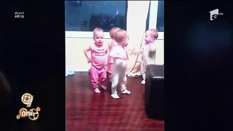 Smiley News. Îmbrățișări tandre între copilași. Flavia: ”Vreau și eu patru copii!”