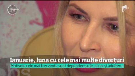 Ianuarie, luna cu cele mai multe divorțuri