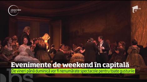 Evenimente de weekend în capitală