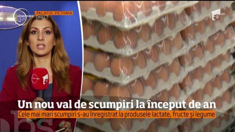 Preţurile la alimente şi servicii au explodat la început de an