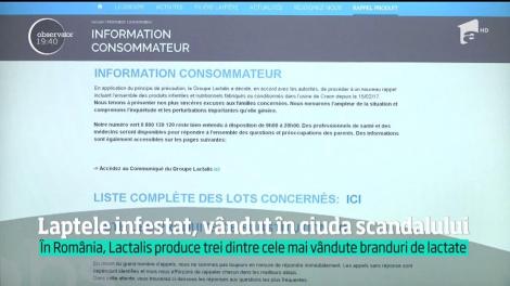 Zeci de farmacii şi supermarketuri din Franţa au continuat să vândă lapte praf contaminat cu salmonella