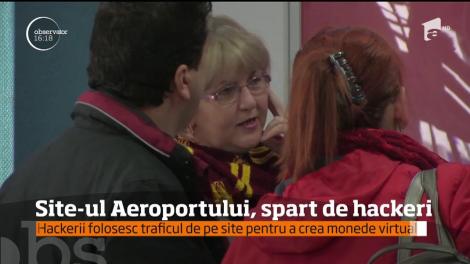 Site-ul aeroportului din Craiova a fost infectat de hackeri