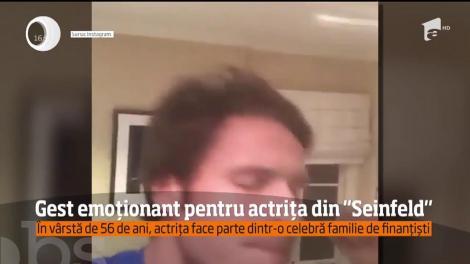 Gest emoționant pentru singura actriță din serialul "Seinfeld"