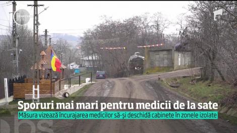 Sporuri mai mari pentru medicii de familie de la sate