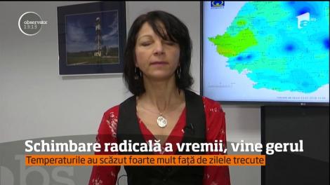 Meteorologii avertizează că urmează o perioadă cu ger, vânt puternic şi ninsoare în toată România!