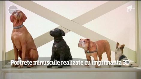 Portrete minuscule realizate cu imprimanta 3D