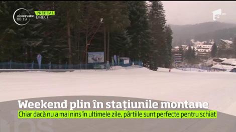 Weekend plin în stațiunile montane din Valea Prahovei