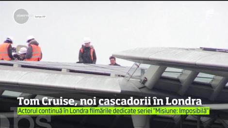 Celebrul actor Tom Cruise a blocat circulaţia în centrul Londrei