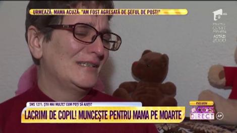 "Mi-a spus: "Mami, vreau să am pe cine să sun!". Îmi e groază că va rămâne singură". Andreea, adolescenta care muncește ca să-și salveze mama: "Viața, dacă aș putea să i-o dau, i-aș da-o!"