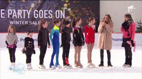 Echipa Triumf, exerciții și distracție pe gheață