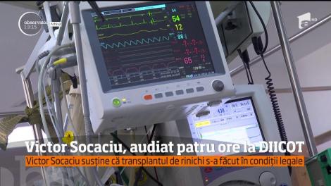 Victor Socaciu a fost audiat la DIICOT în dosarul medicului Mihai Lucan