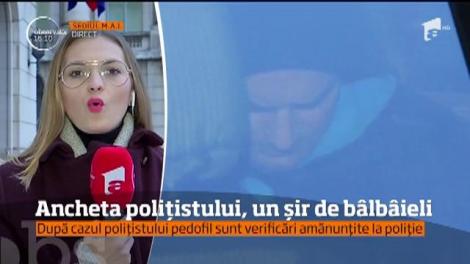 Ancheta polițistului acuzat că agresat doi copii în lift, un șir de bâlbâieli