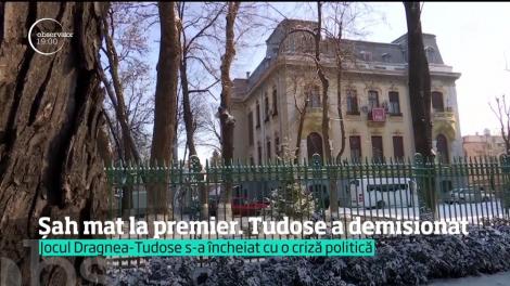 Viorica Dăncilă este propunerea pentru premier. Mihai Tudose a părăsit Palatul Victoria după 200 de zile de guvernare
