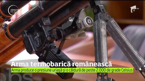 În laboratoarele de cercetare ale Armatei Române a luat naștere prima armă termobarică! Efectele par desprinse dintr-un film SF!