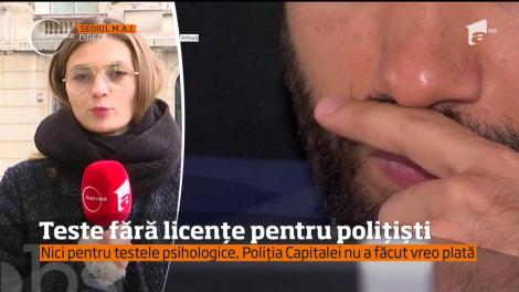 Teste psihologice fără licențe pentru polițiști